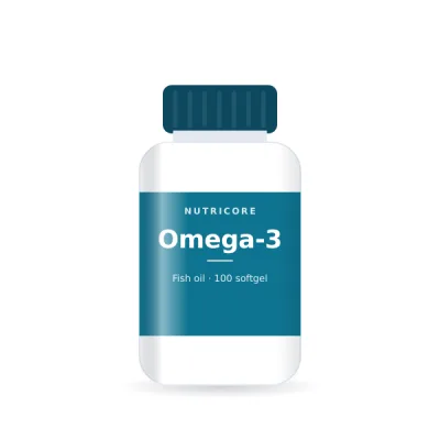 Omega-3 Fish Oil 1000mg 100 Softgel